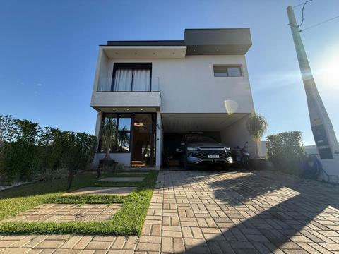 Sobrado à venda em Paulínia, São Bento, com 3 suítes, com 245 m², Terras da Estância - Ala Bosque